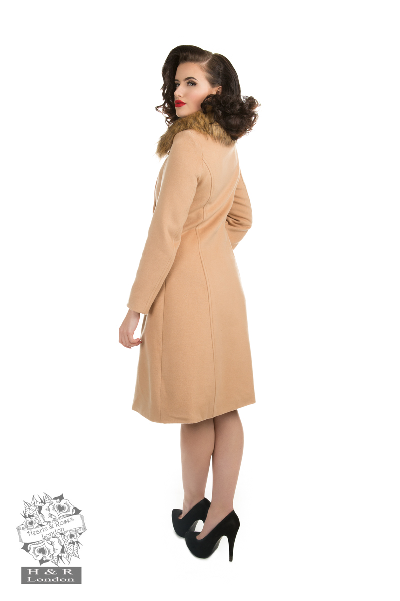 Chrissette Coat in Beige